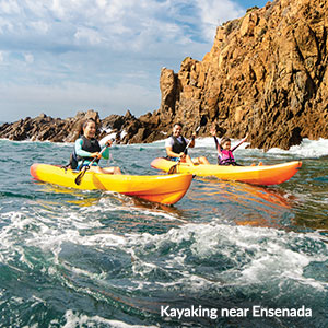 Kayaking near Ensenada