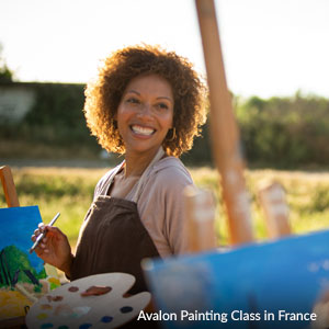 Avalon Painting Class in France 