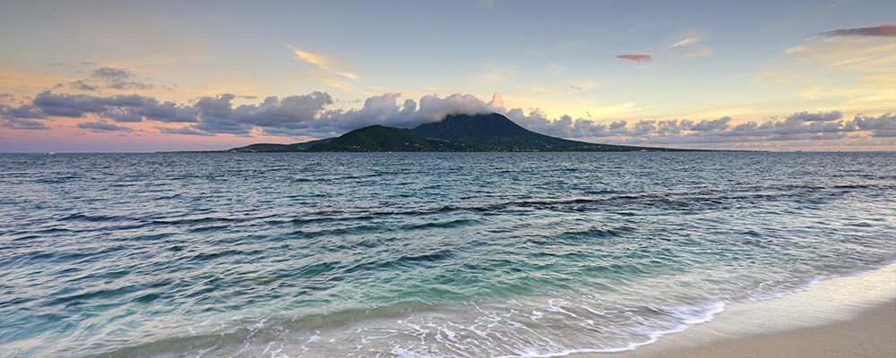 Nevis as seen from St.Kitts