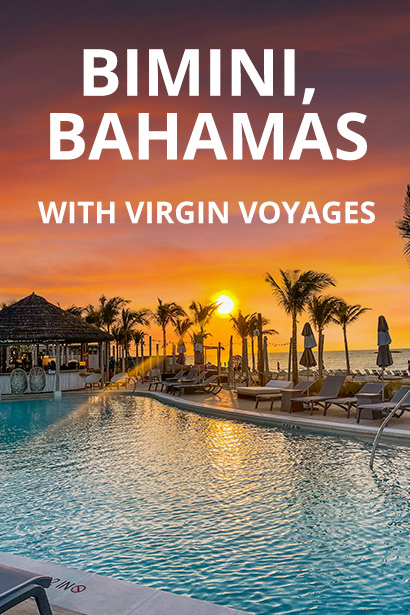 Three Musts in Virgin Voyages Beach Club at Bimini
