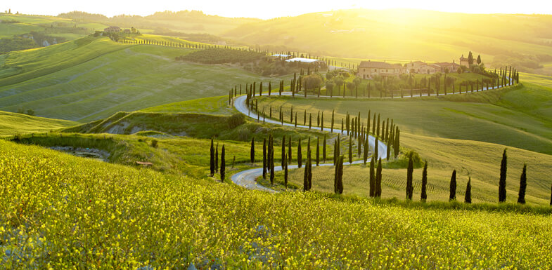Beautiful Italian countryside