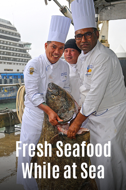 Savor Fresh Seafood with Holland America Line